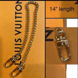 Auth Louis Vuitton Chain 14” 🌺for Pochette/Pouch/Wristlet Excellent cond🌺